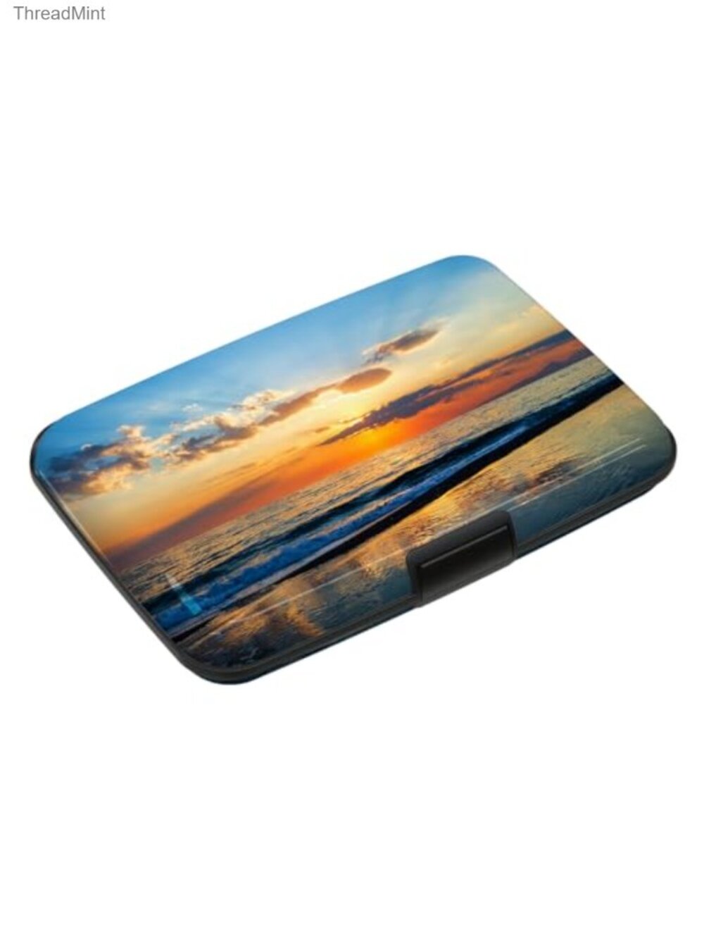 RFID Blocking Aluminum Card Holder Slim Compact 7 Slot Wallet